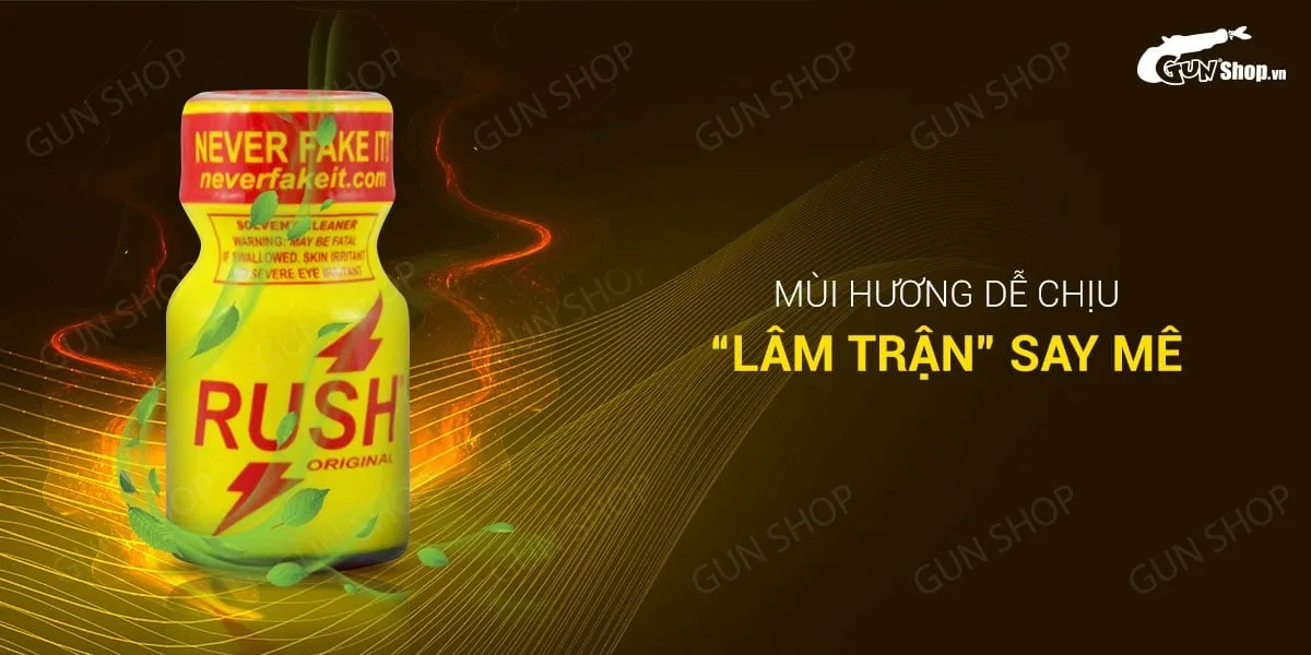 Popper Rush Original Yellow 10ml Mỹ USA chính hãng giá tốt — hình 3