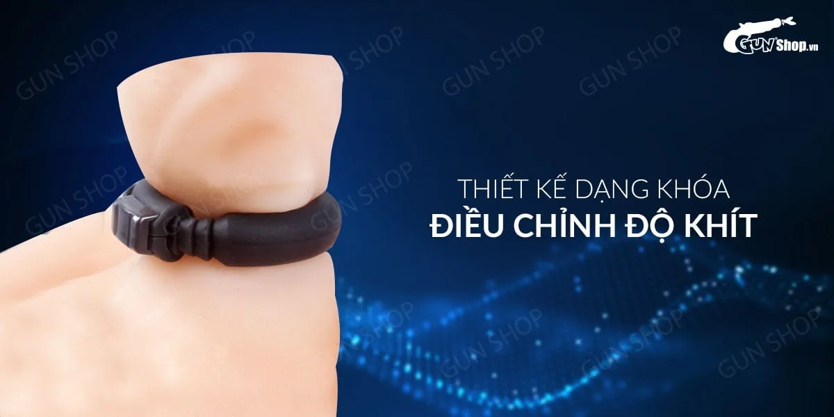 Vòng đeo dương vật kéo dài thời gian trì hoãn xuất tinh — Thiết kế thông minh với khóa điều chỉnh siêu tiện lợi
