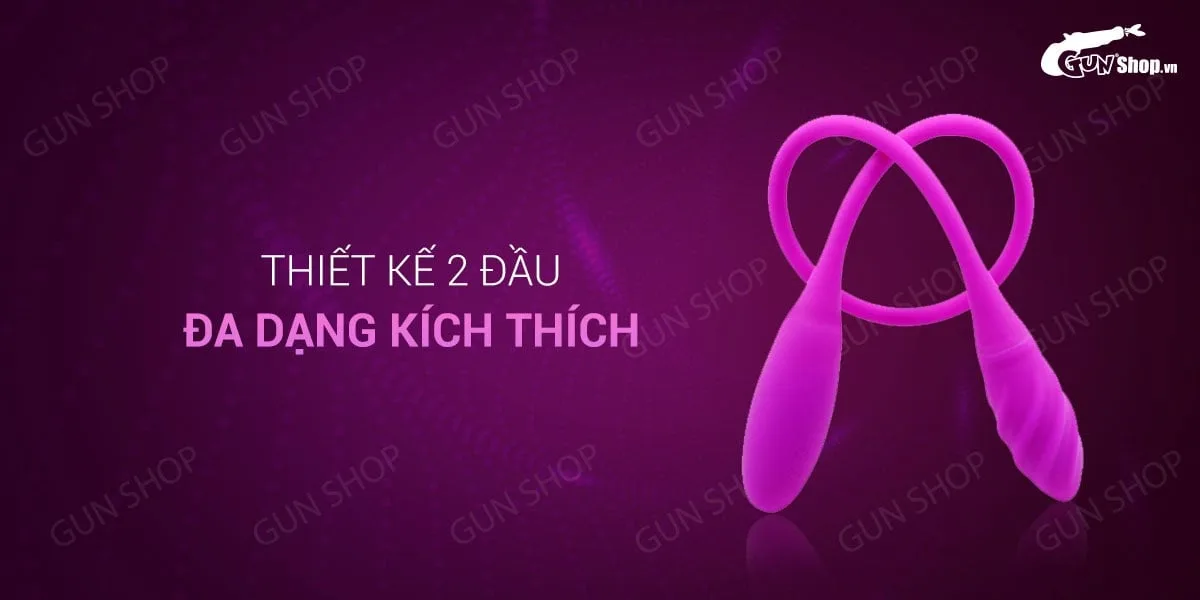 Trứng rung 2 đầu Pretty Love Snaky 7 chế độ sạc tiện lợi — Điều này giúp cho sản phẩm cùng lúc có thể kích thích 2