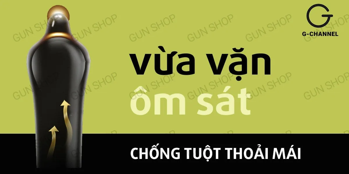 Kimono Vàng siêu mỏng 0.02mm an toàn BCS hộp 12 cái — hình 4