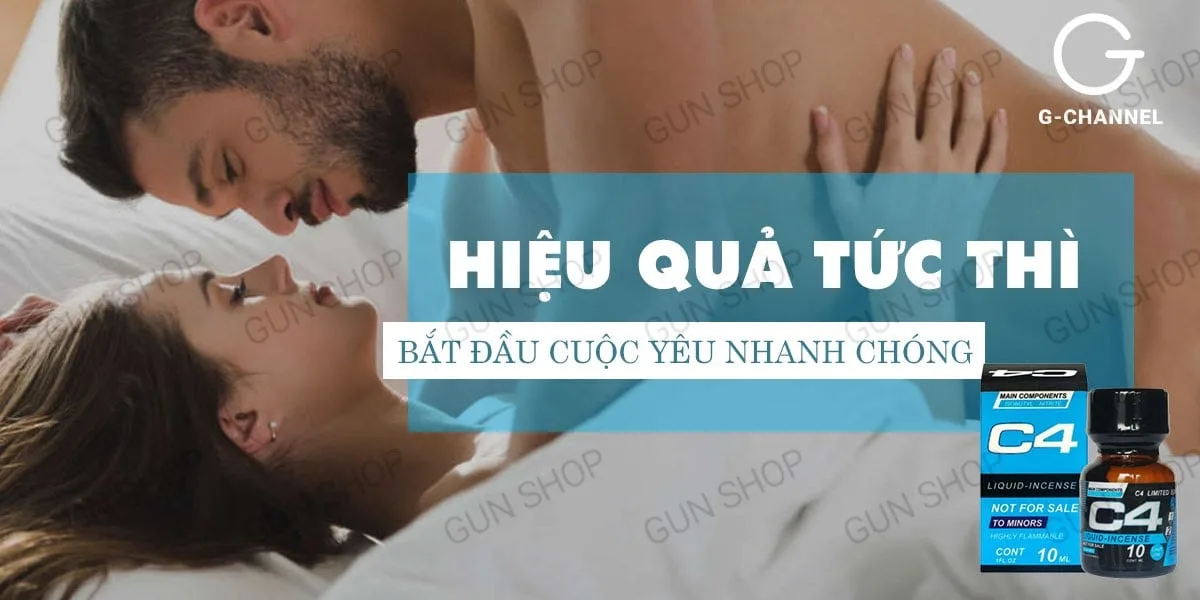 Popper C4 Blue 10ml Mỹ tăng khoái cảm trải nghiệm — Tại sao bạn nên chọn Popper C4 Blue?