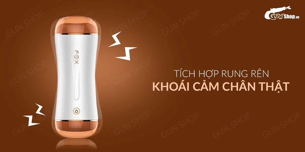 Âm đạo giả 2 đầu rung và rên dùng sạc - Fox Honour VS2 — Hướng dẫn sử dụng đơn giản, hiệu quả