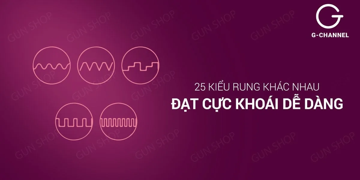 Máy rung điểm G Svakom Keri đa chế độ kích thích mạnh mẽ — 25 chế độ rung đa dạng – kích thích mạnh mẽ mọi điểm nhạy