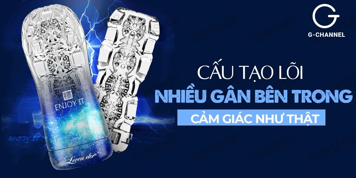 Âm đạo giả silicon cao cấp - Loveaider Enjoy IT cốc thủ dâm — Vì thế “cậu nhỏ” có được những cảm giác như âm đạo thật
