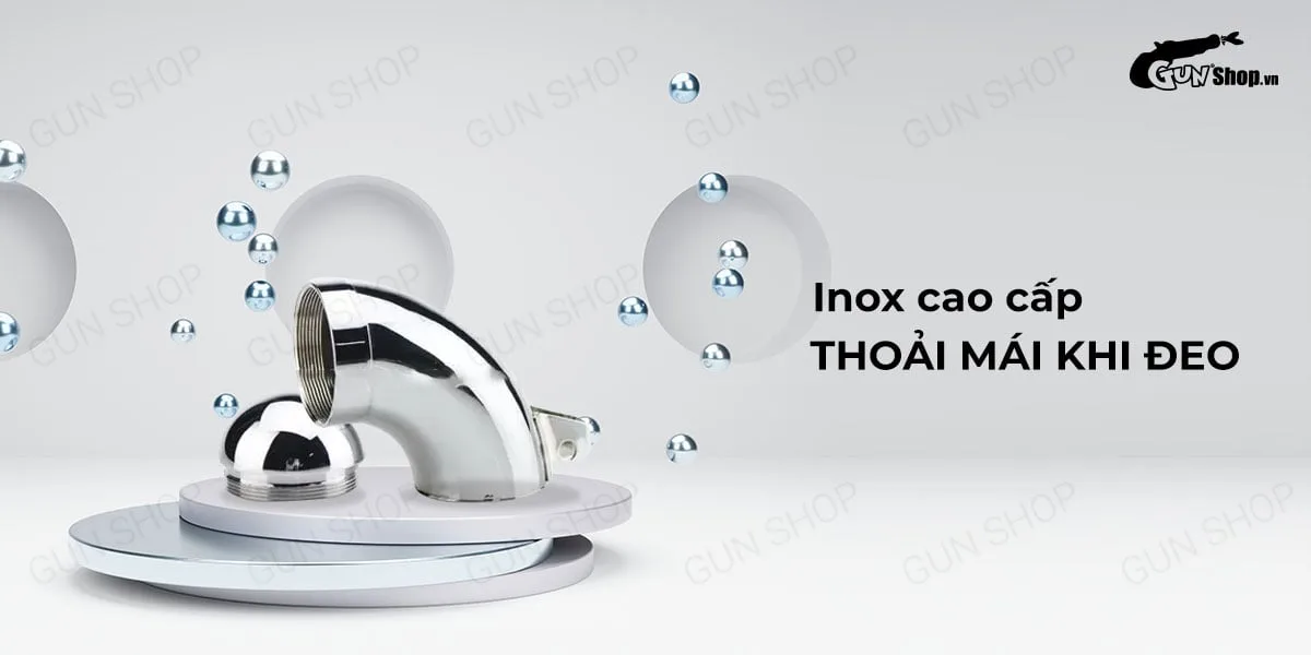 Khóa dương vật inox cao cấp Siêu bền An toàn Cho nam giới — Sản phẩm là lựa chọn hoàn hảo cho những ai muốn làm mới đời