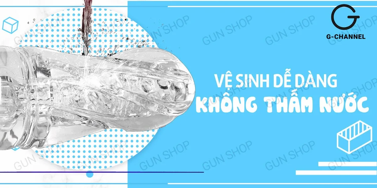 Âm đạo giả trong suốt - Snail Cup cốc thủ dâm cao cấp — Sản phẩm không thấm nước, do đó, có thể sử dụng trong nhiều