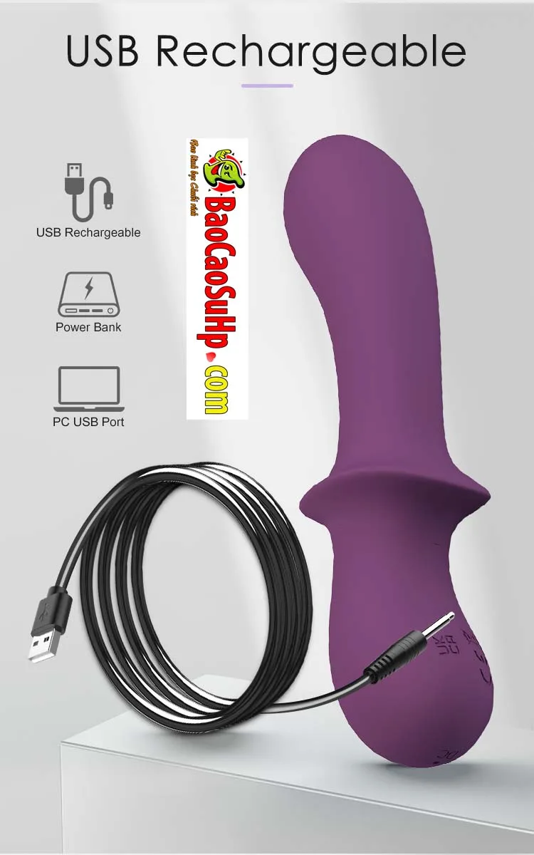 Dương vật giả điểm G sport Prettylove Abigal siêu rung silicone kháng khuẩn - AB Duong vat gia diem G sport Prettylove Abigal 9