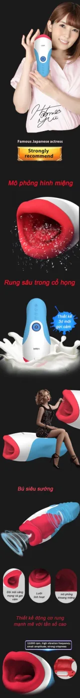 Cốc bú liếm Leten AD33P sưởi ấm, tự sướng cực phê, rung mạnh — hình 8
