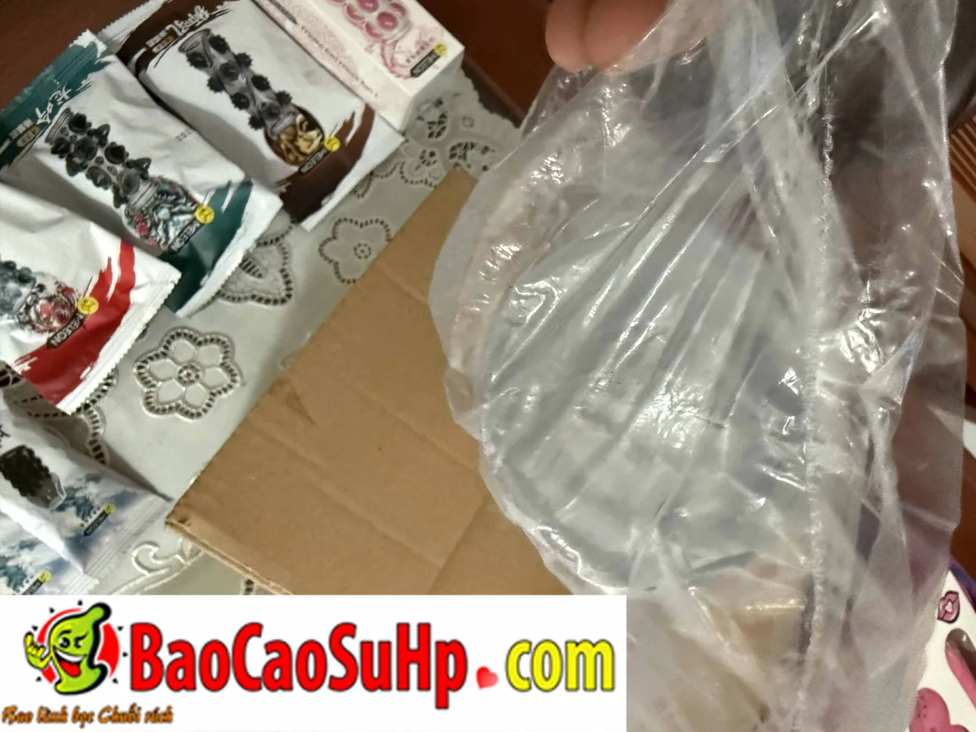 Âm đạo giả 2 đầu trong suốt COC Kieran miệng và âm đạo 820g — Ảnh chụp âm đạo giả 2 đầu trong suốt COC Kieran