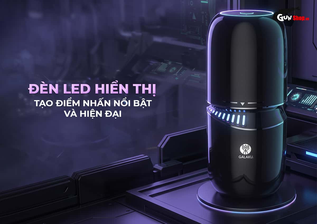 Galaku Cannon 2in1 có đèn LED hiển thị trực quang và đặc sắc