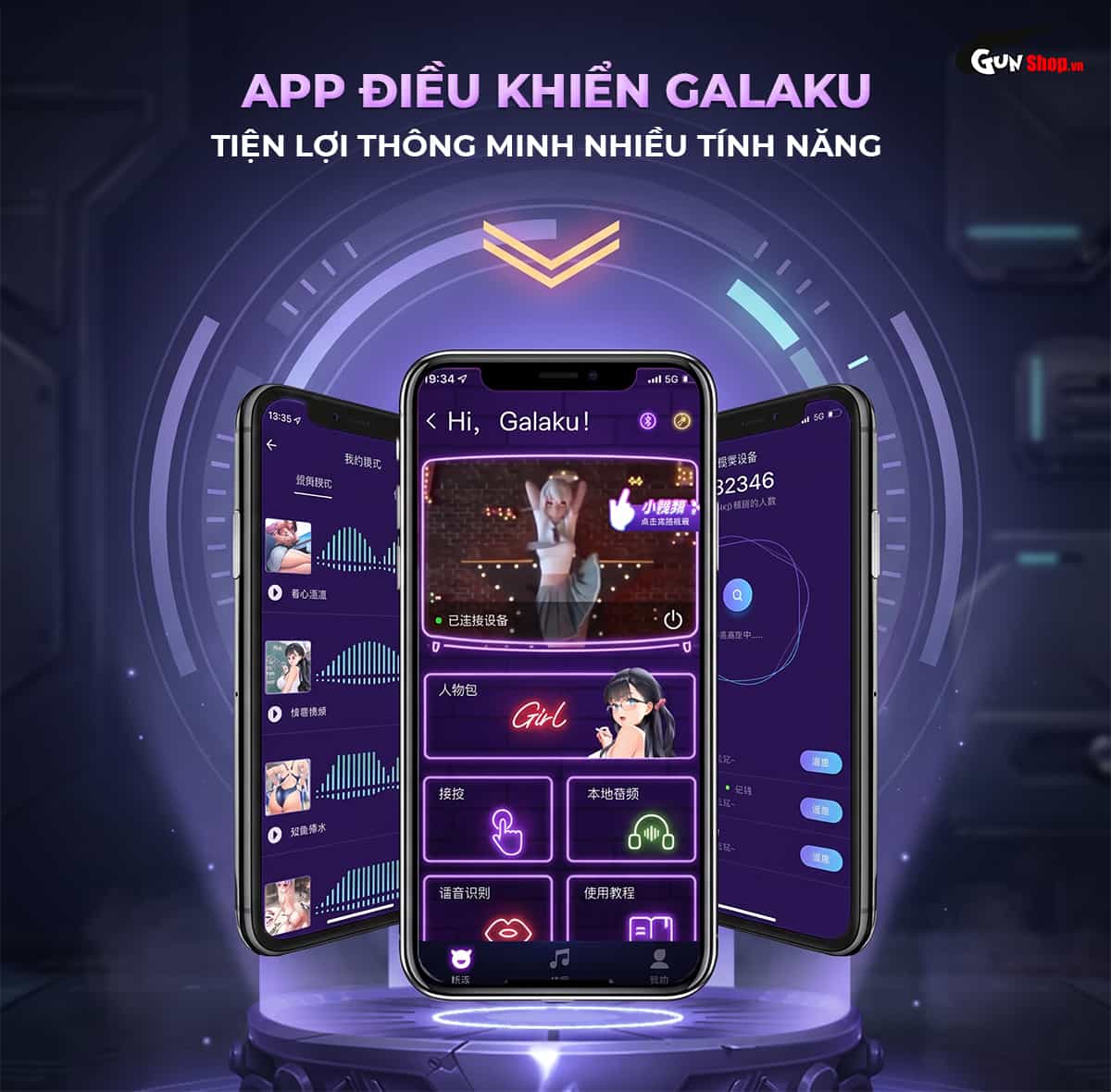 App Galaku tiện lợi thông minh nhiều tính năng