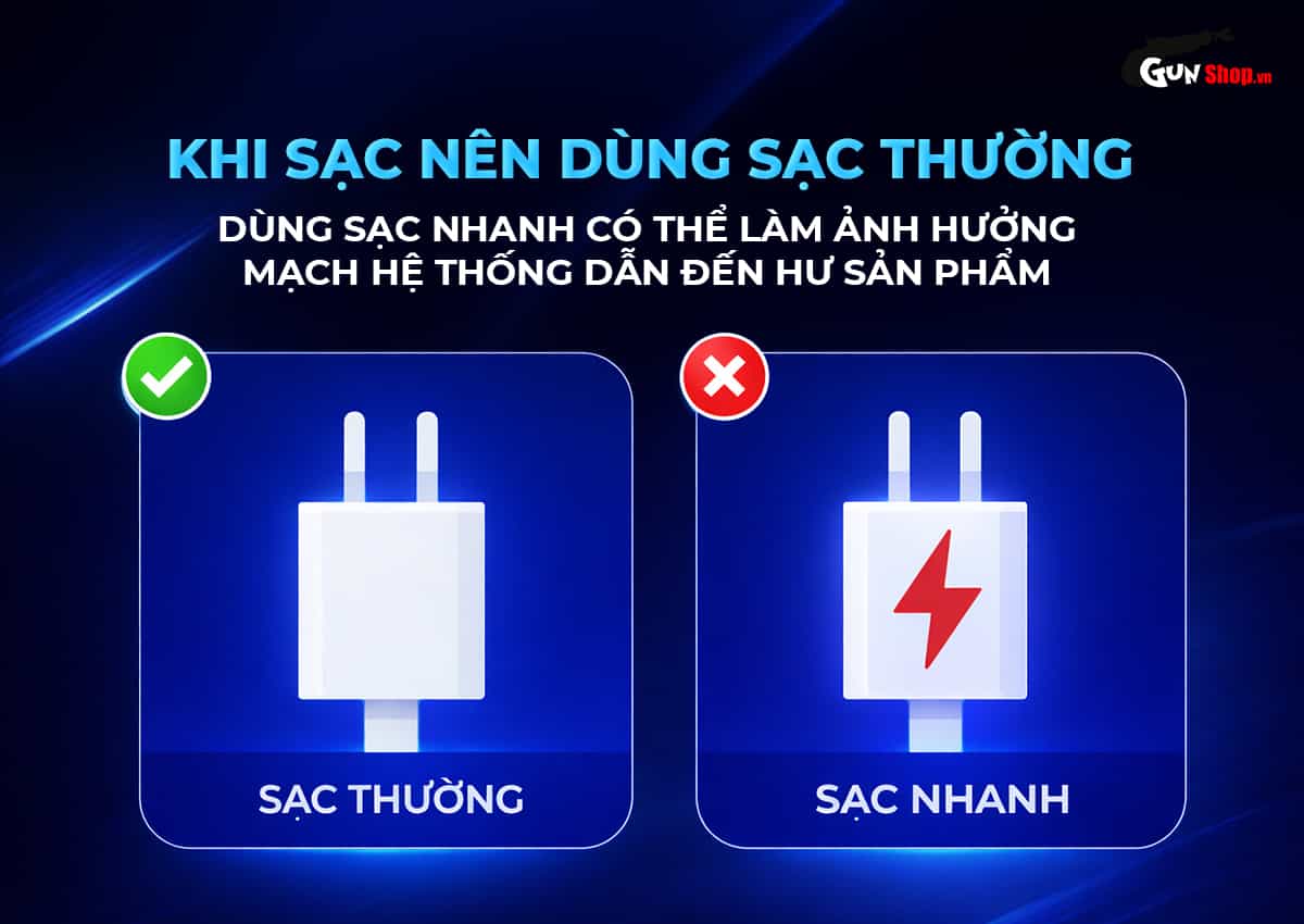 Lưu ý khi sạc Galaku Sucking Cup 2in1