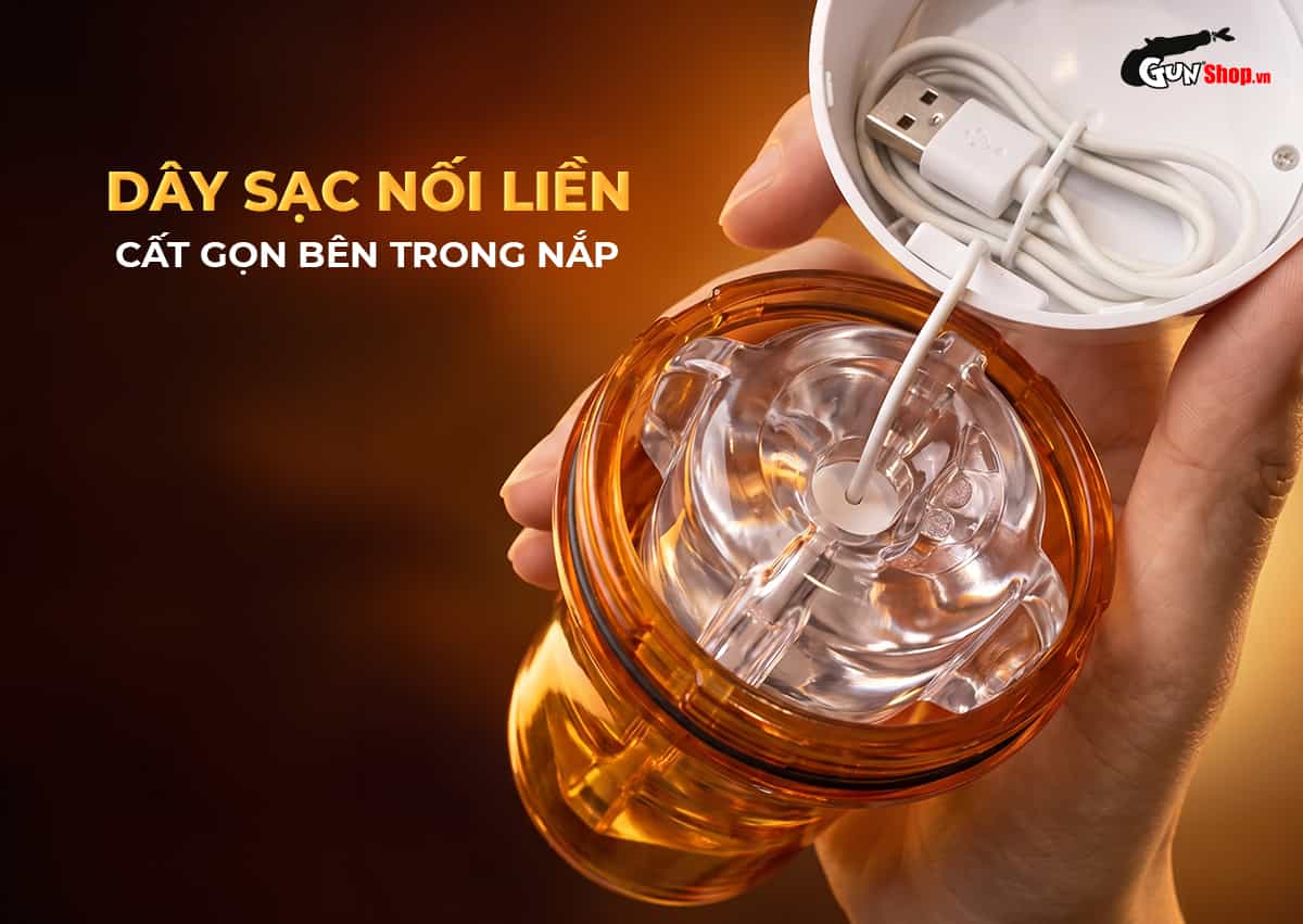 Âm đạo giả đa năng Galaku Touch In — Dây sạc liền tiện lợi