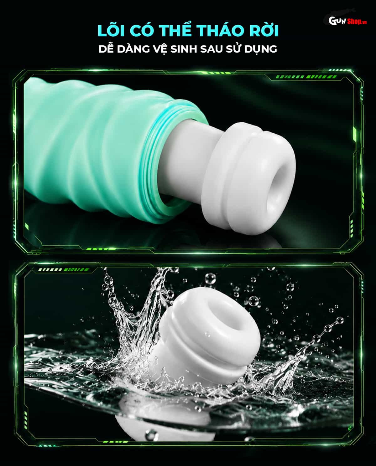 Galaku Venom Prime với lõi có thể tháo rời dễ dàng vệ sinh