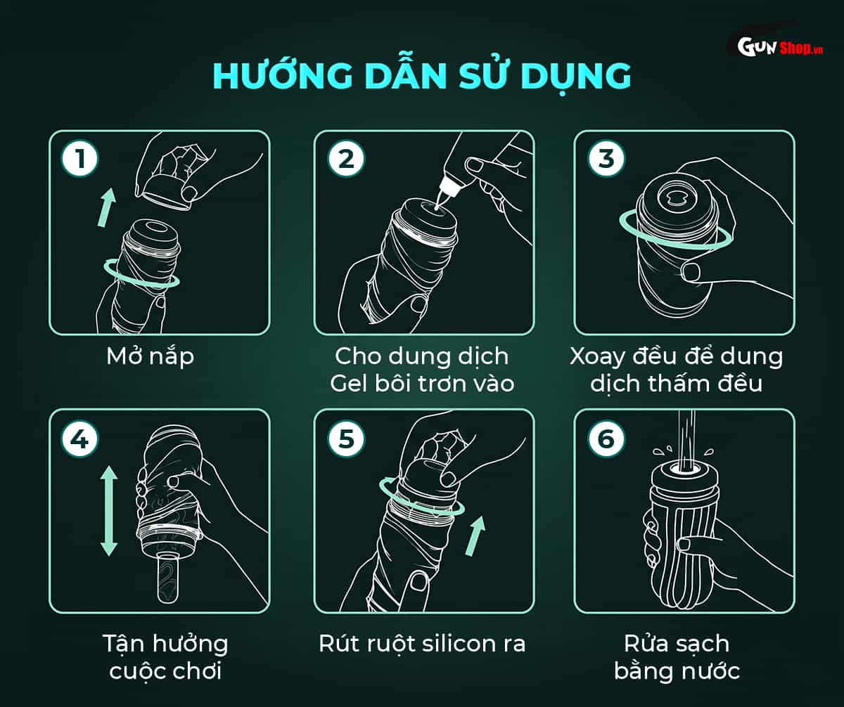 cách sử dụng cốc thủ dâm Galaku Venom Prime