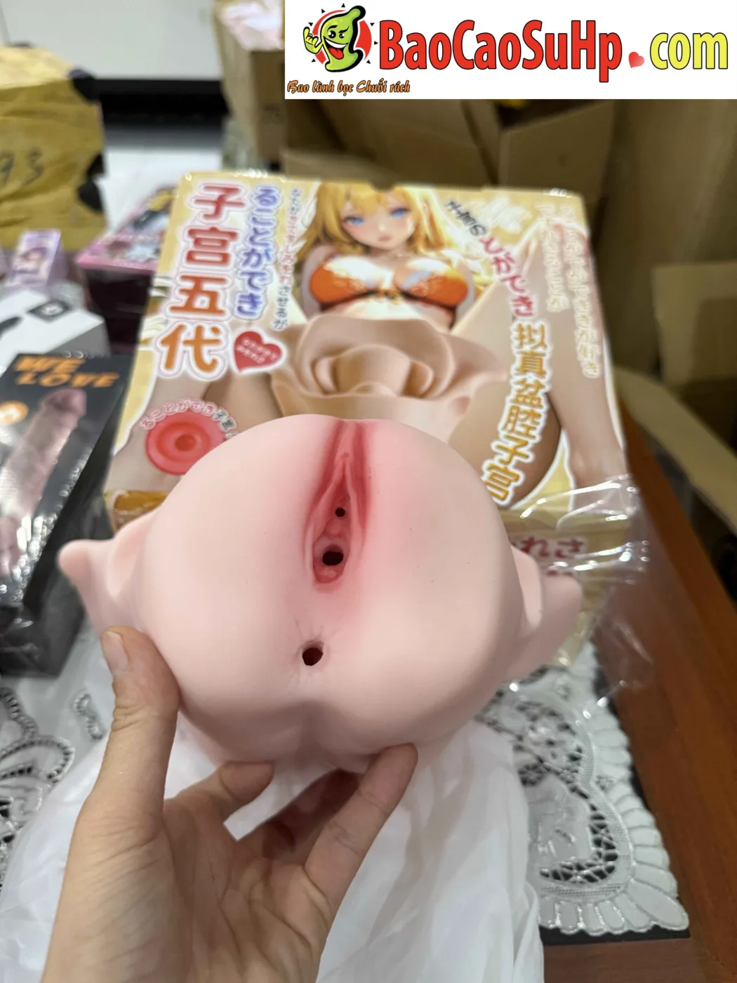 Âm đạo giả mô phỏng tử cung Jiuai Ver 5 Uterine Mold 2kg — hình 11