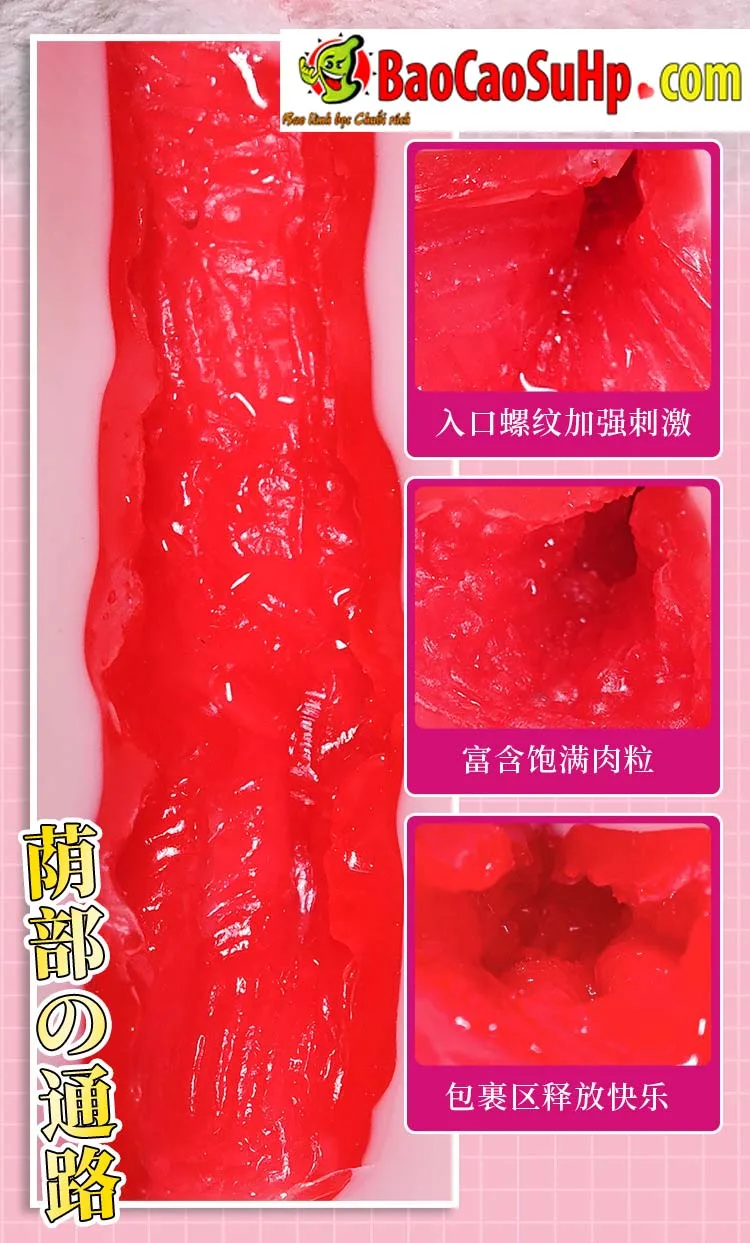 Âm đạo giả TPE siêu mềm Môi lớn âm hộ Jiuai Mitsuki trải — hình 31