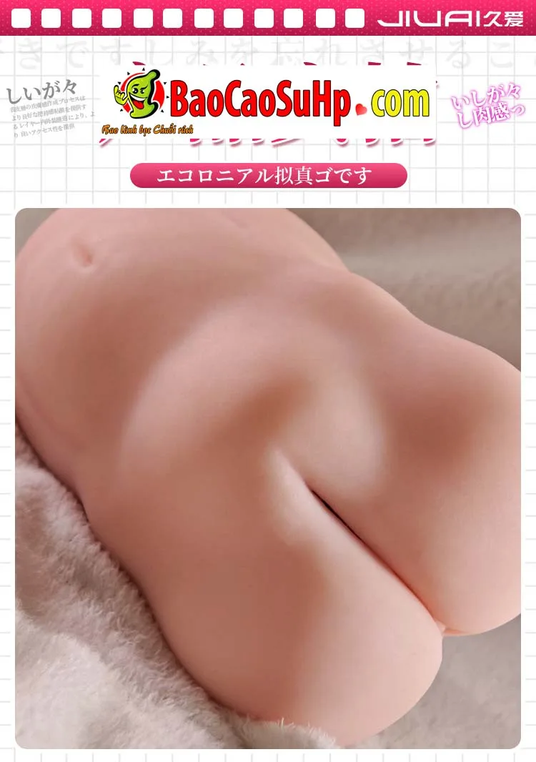 Âm đạo giả nguyên khối 3 lỗ Jiuai Gemma múp mít cực đã — hình 34