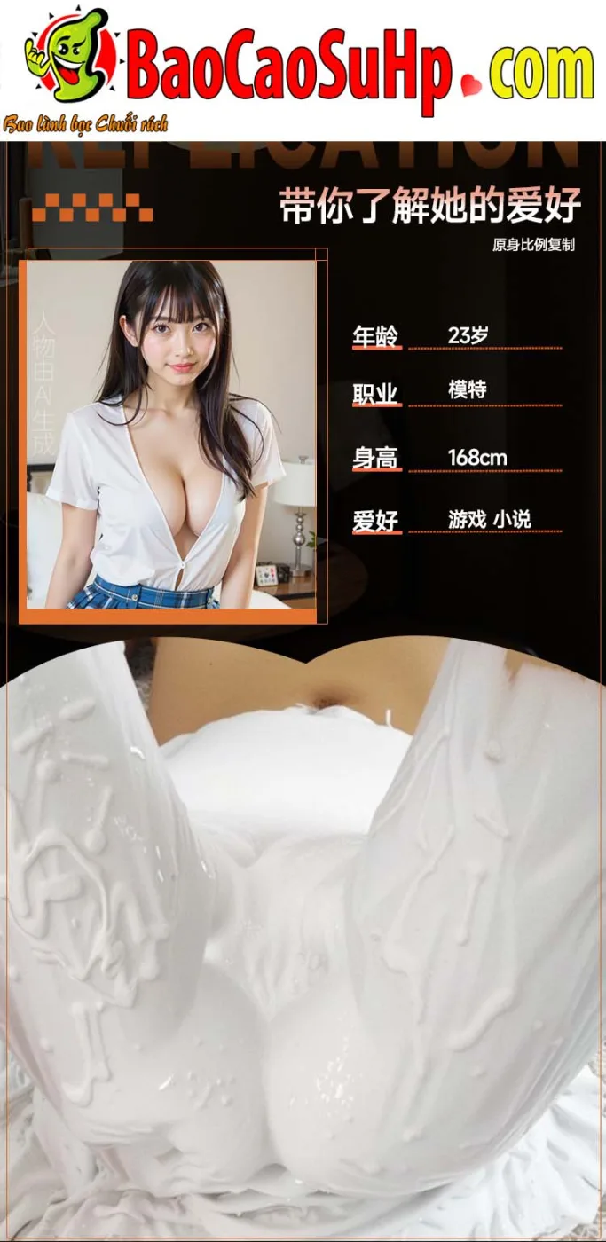 Âm đạo giả Silicone Jiuai Chō no Mai đúc nguyên khối gợi — hình 19