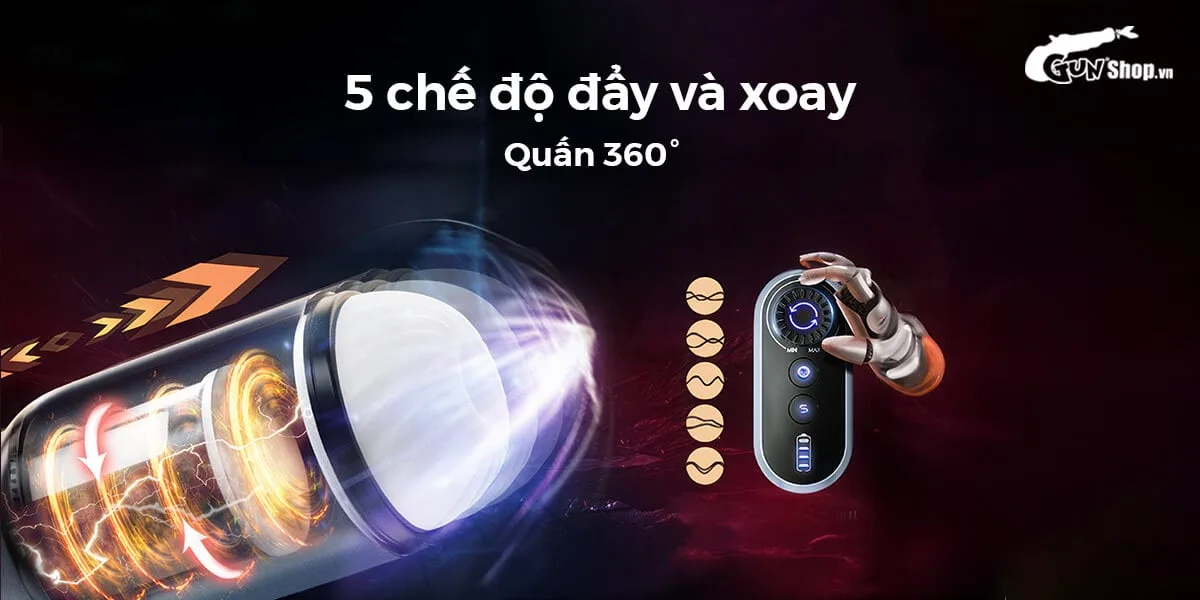 Âm đạo giả Svakom Godwin xoay thụt hút tự động có đế gắn — Âm đạo giả Svakom Godwin rung hút mạnh tặng quà hấp dẫn