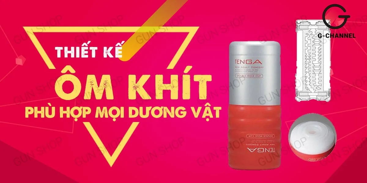 Âm đạo giả 2 đầu Tenga Double Hole tối ưu trải nghiệm sướng — Ưu điểm nổi trội của sản phẩm âm đạo giả Hồng Kông Tenga