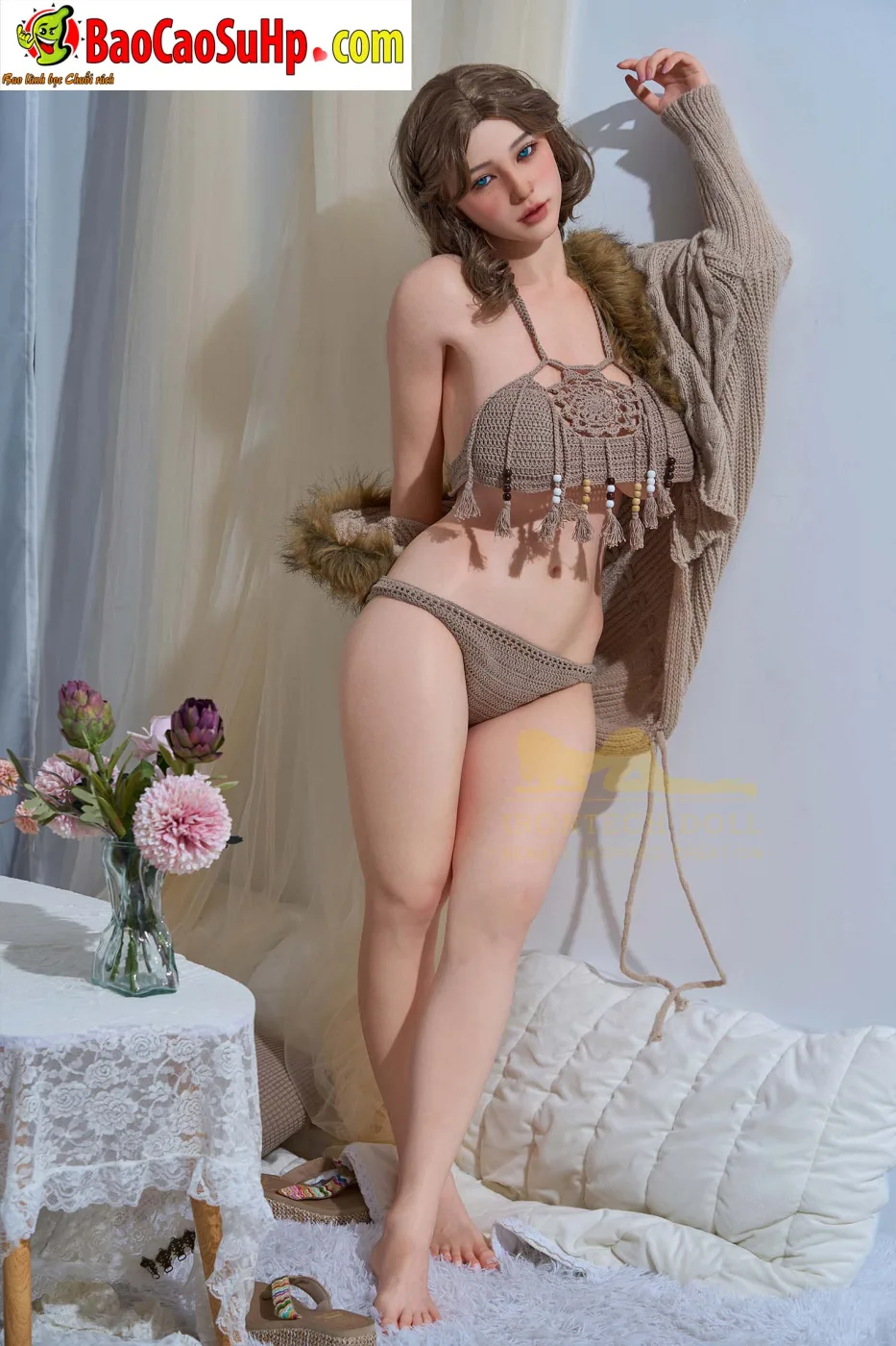 anh chup Bup be tinh duc Full Silicone Natural Optimized Series Irontech Doll Delilah160cm 12