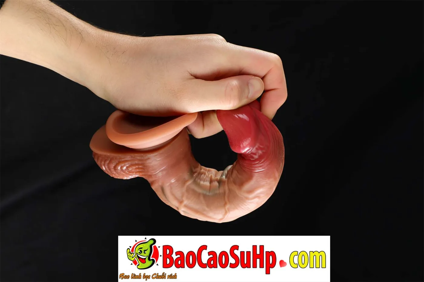 Dương vật giả Mizzzee Hessius Silicone gân nổi 3D mềm mại — hình 35