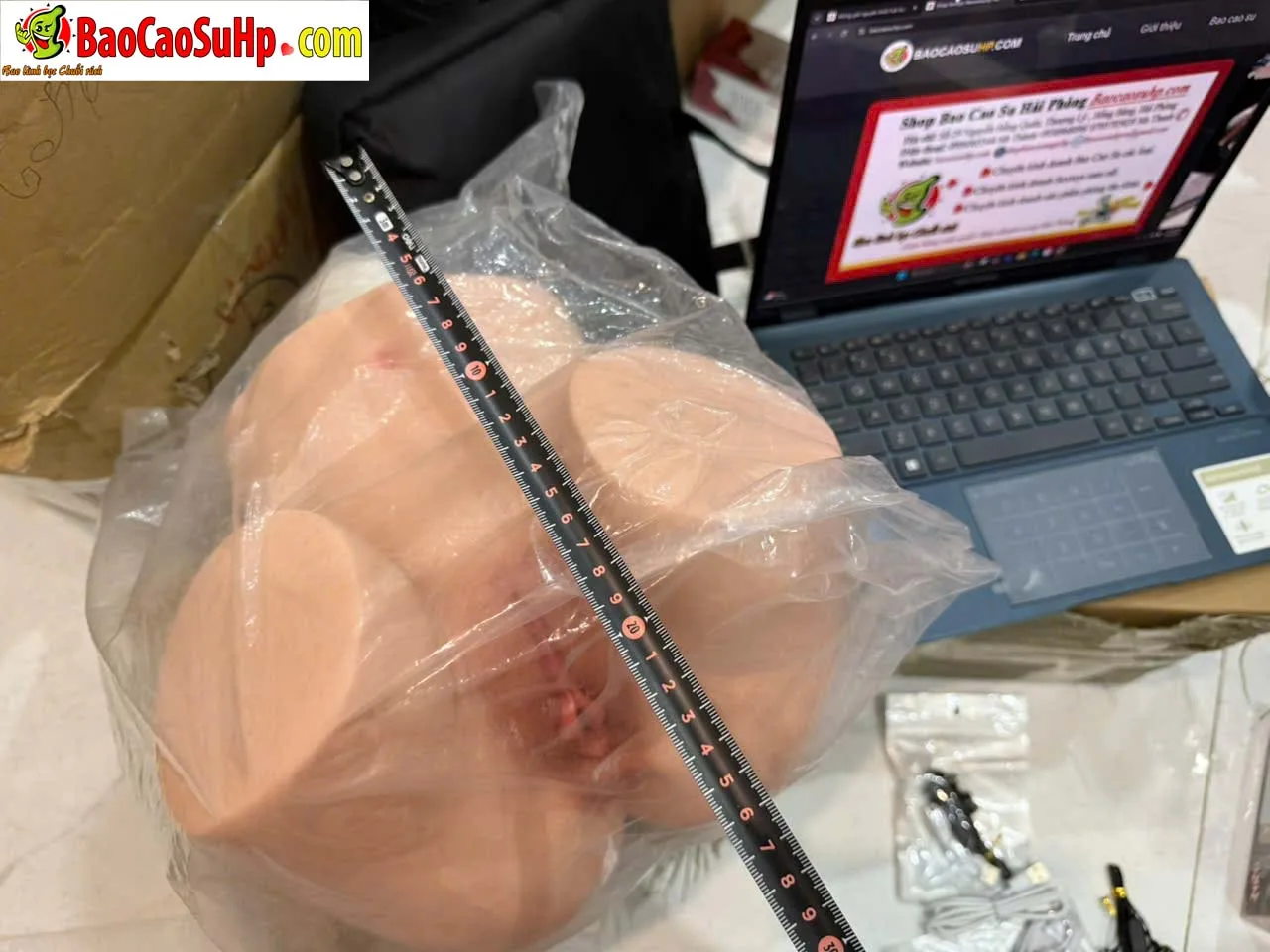 Mông giả nguyên khối Full Sophia silicone động cơ hút co — hình 8