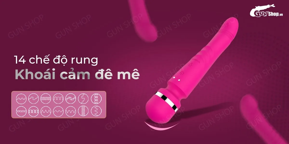 Máy massage nữ cao cấp tỏa nhiệt rung đa chế độ sạc điện — Địa chỉ bán Máy massage cao cấp nhiều chế độ rung tỏa nhiệt