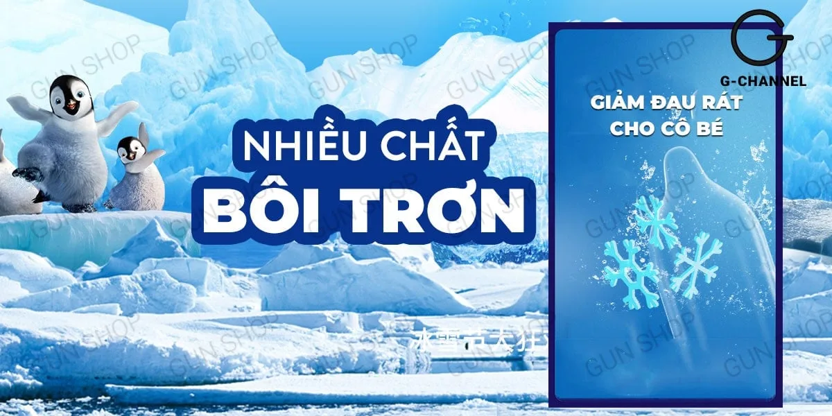 Bao cao su Muaisi Cool mát lạnh siêu mỏng - Hộp 10 cái giá — hình 4