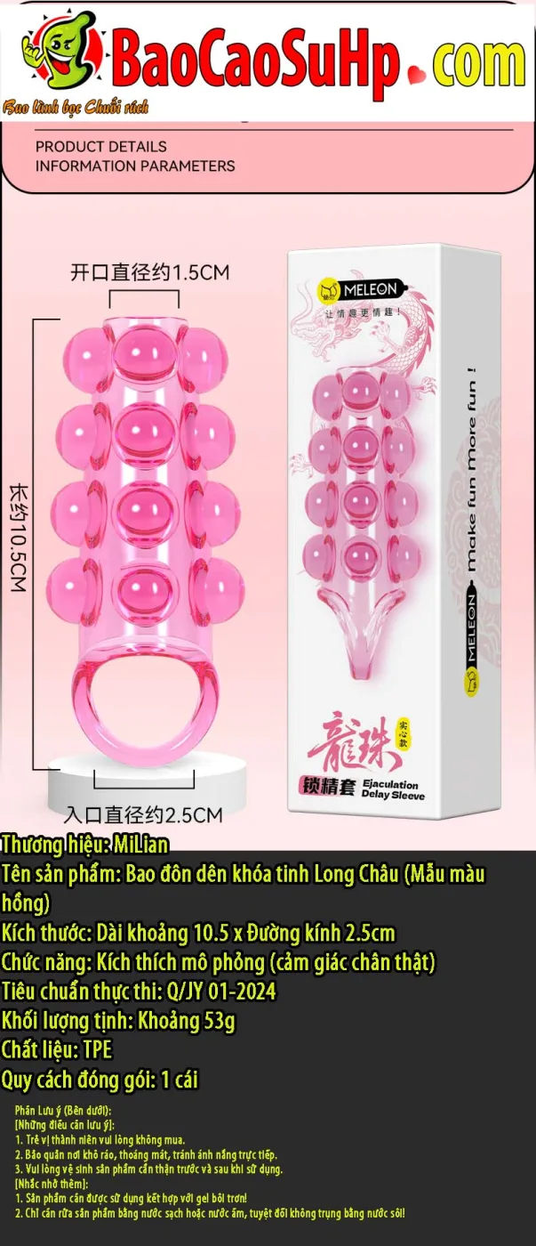 Bao cao su donden sieu bi to ho dau Dragon Ball Lock in 16