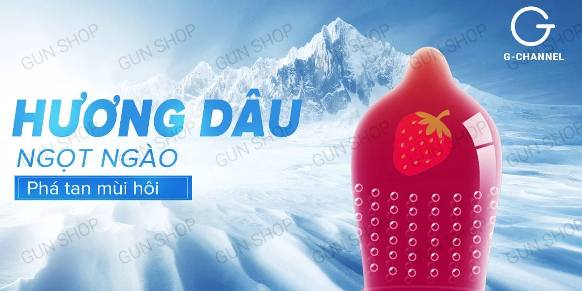 Bao cao su Strast hương dâu thơm mát hộp 72 cái giá tốt — hình 4