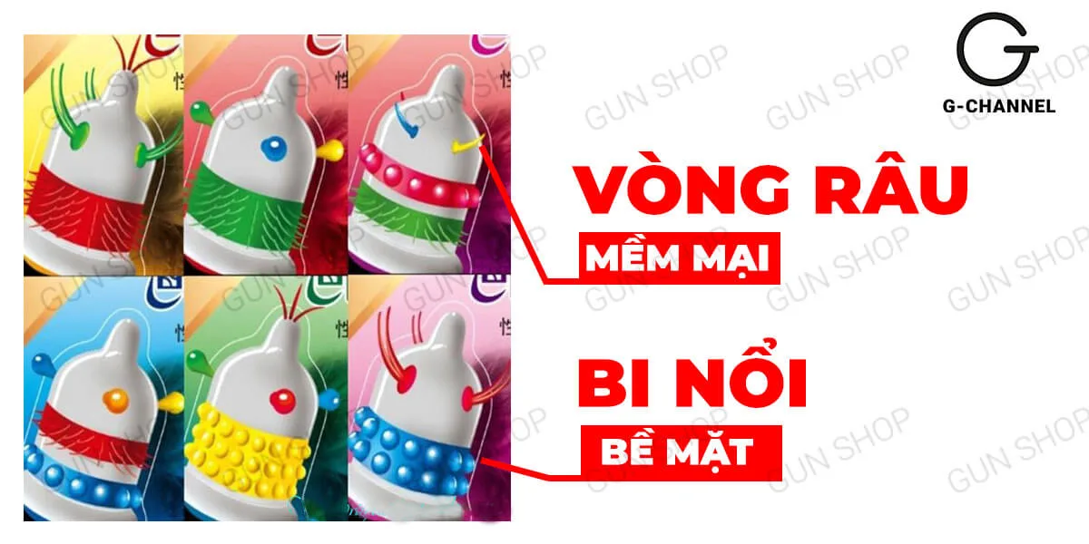 Bao cao su Runbo gân gai lớn 6 cái siêu mượt an toàn — Thông số nổi bật của bao cao su Runbo