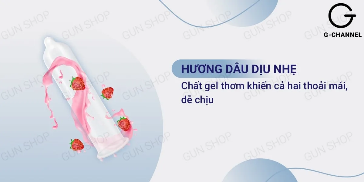 Bao cao su Liebe mỏng nhẹ 49mm, an toàn, mềm mại hộp 12 — hình 4