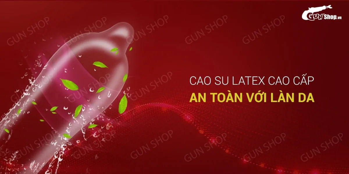 Muaisi Bao Cao Su Latex Nhập Khẩu Đỏ Kéo Dài 12 Cái Hộp — Ưu điểm nổi bật của bao cao su Muaisi Imported Latex Red