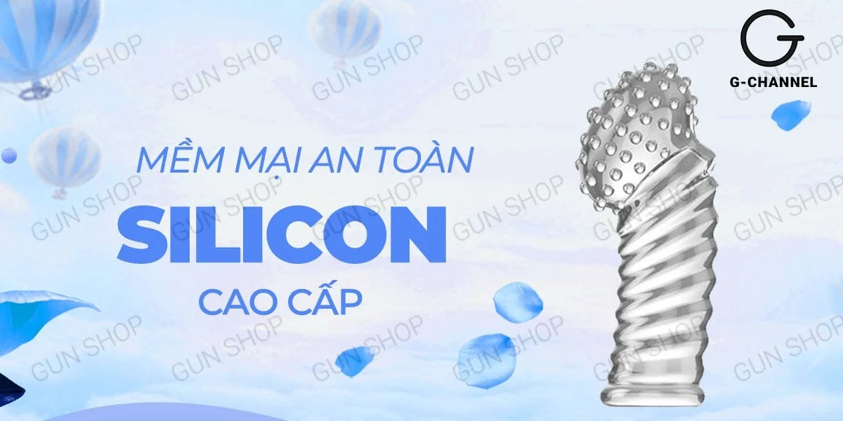 Bao cao su ngón tay Aichao G-spot gai nổi lớn kích thích — hình 3