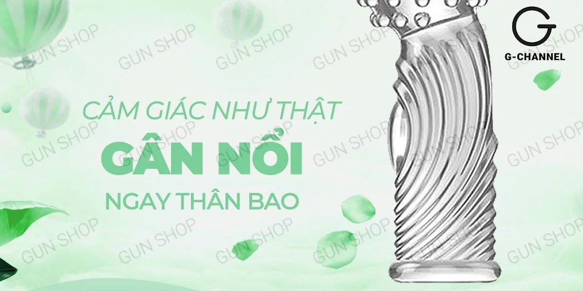 Bao cao su ngón tay Aichao G-spot gai lớn - Kích thích cực — Chất liệu mềm mại không gây đau rát, tạo cảm giác cực kỳ dễ