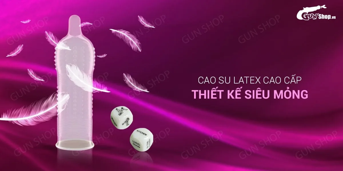 Bao cao su SO 3 in 1 siêu mỏng gân điểm nổi hộp 12 cái giá — Thông số kỹ thuật chi tiết
