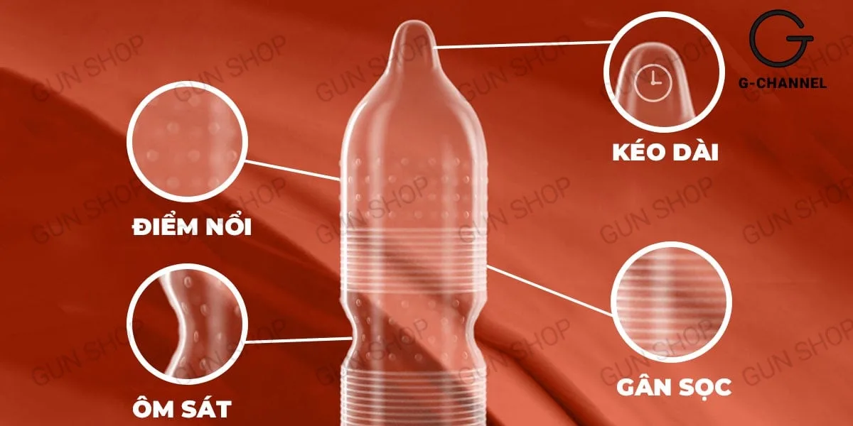 Bao cao su Toshiro Long Shock 4in1 - Kéo dài thời gian — Hướng dẫn sử dụng bao cao su đơn giản, tiện lợi