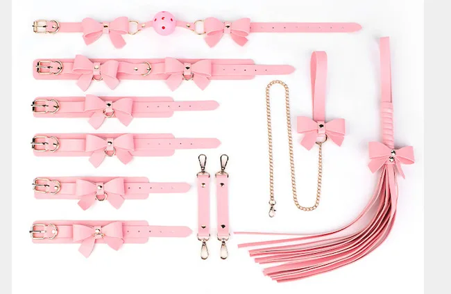Bộ dụng cụ bạo dâm 5 món đính nơ siêu đẹp dễ thương Bộ Đồ Bạo Dâm 5 Món Đính Nơ Siêu Đẹp Đầy Quyến Rũ Và Độc Đáo — hình 13