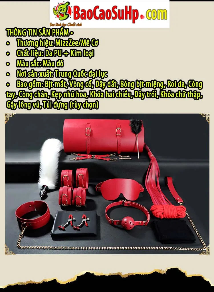 Giới Thiệu Bộ BDSM Mizzzee Asher 15 Món: Tuyệt Tác Khai Phá — hình 25