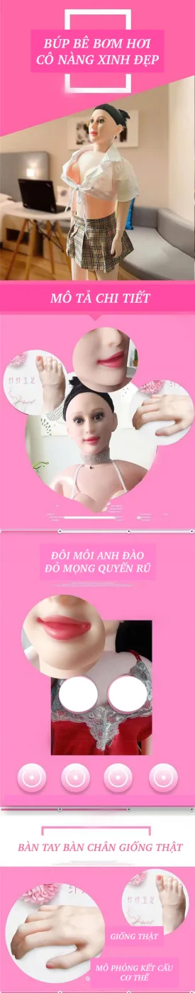 Búp Bê Tình Dục Bơm Hơi Cao Cấp Gương Mặt Xinh Đẹp Giống Thật Búp Bê Tình Dục Bơm Hơi Cao Cấp Gương Mặt Xinh Đẹp Giống — Điểm nổi bật của thiết kế