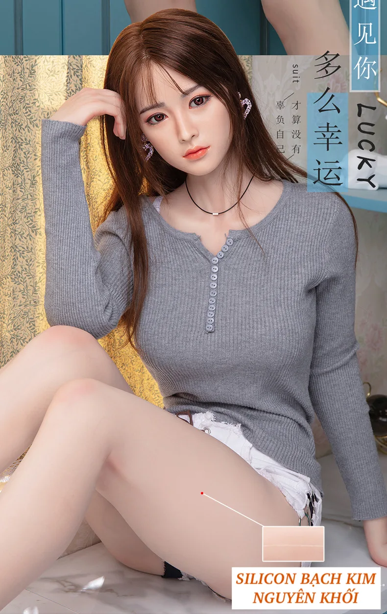 Búp bê tình dục silicone Fei Fei cao cấp thật như người giá — Đánh giá Búp bê tình dục silicone cao cấp cô nàng Fei Fei (8)