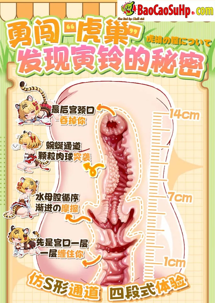 Búp bê tình dục bán thân mini size Chibi Anime COC Tiger — hình 11