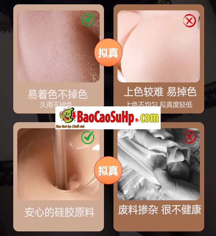 Búp bê bán thân Silicon trần mềm mịn như da thật Jiuai — hình 19
