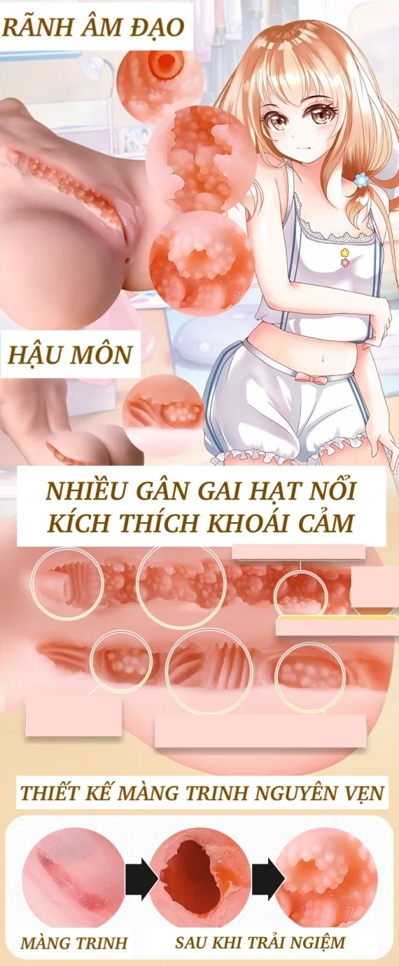Búp bê tình dục Nhật Bản Mystery Ji Poor Loli 6kg siêu thực — Tính năng nổi bật của Mystery Ji Poor Loli