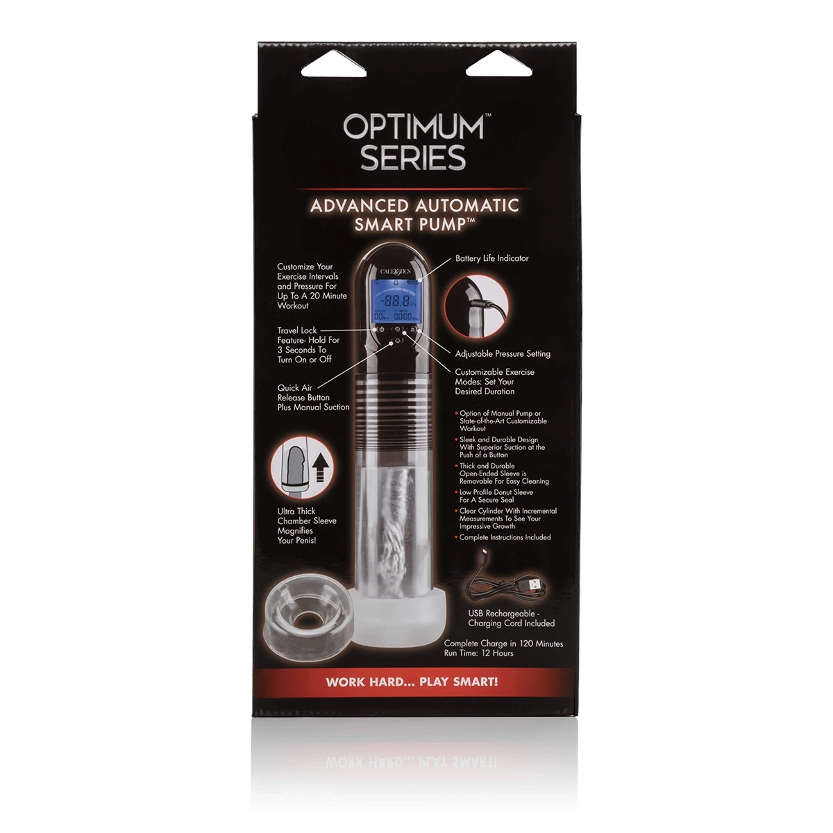CalExotics Optimum Series máy bơm dương vật tự động thông — hình 10