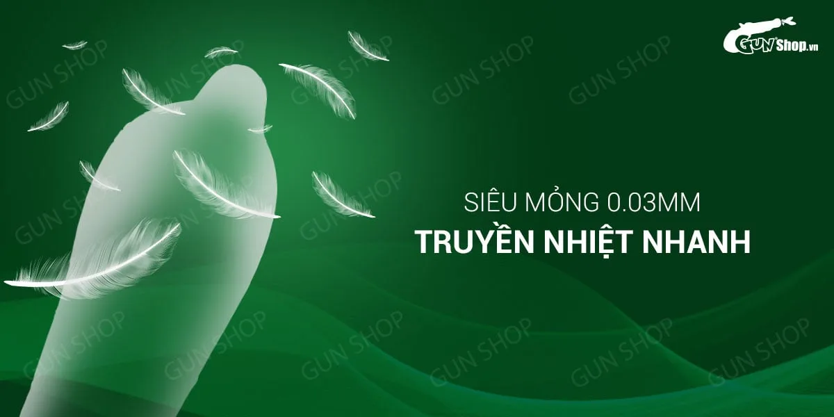 Bao cao su Muaisi 0.03 siêu mỏng mềm mại hộp 12 cái — Thông số kỹ thuật và hướng dẫn sử dụng sản phẩm