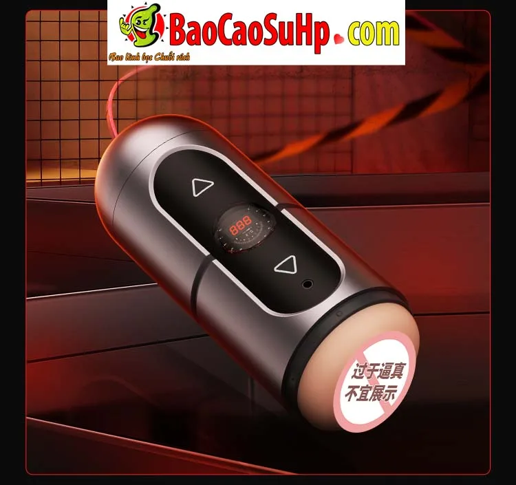 Cốc thủ dâm 2 đầu Mizzzee Miki Savior-X màn LCD rung nhiều — hình 44