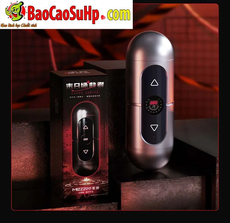 Cốc thủ dâm 2 đầu Mizzzee Miki Savior-X màn LCD rung nhiều — hình 45